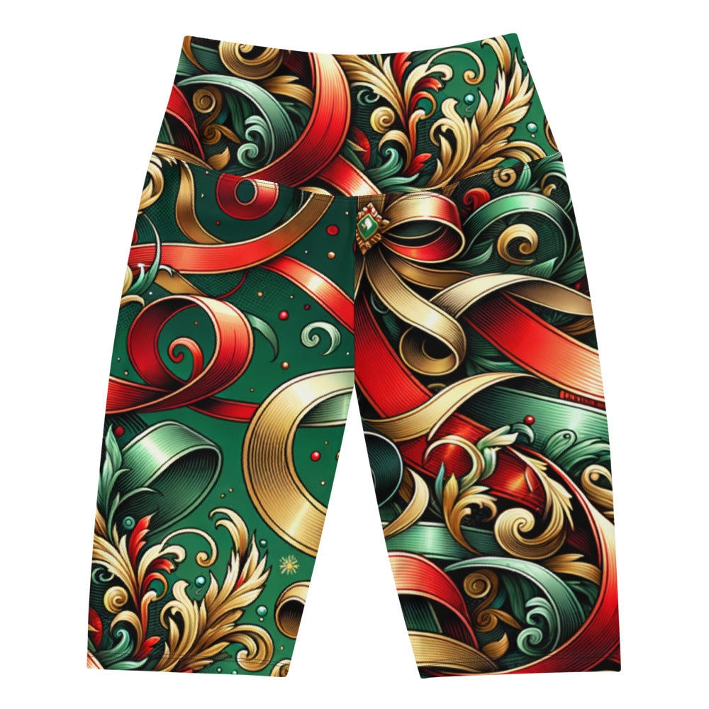 Whimsical Winter Wear Biker Shorts