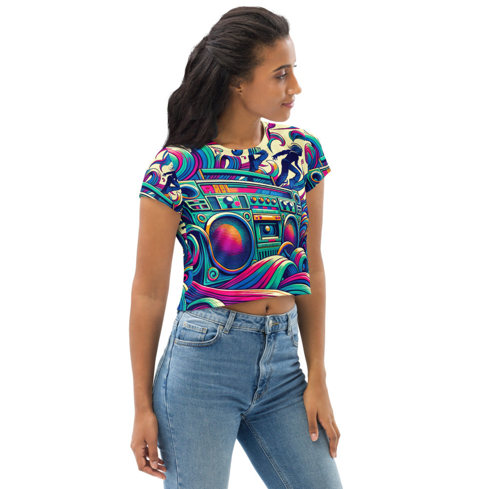 Hallyu Vibe Couture Crop Tee