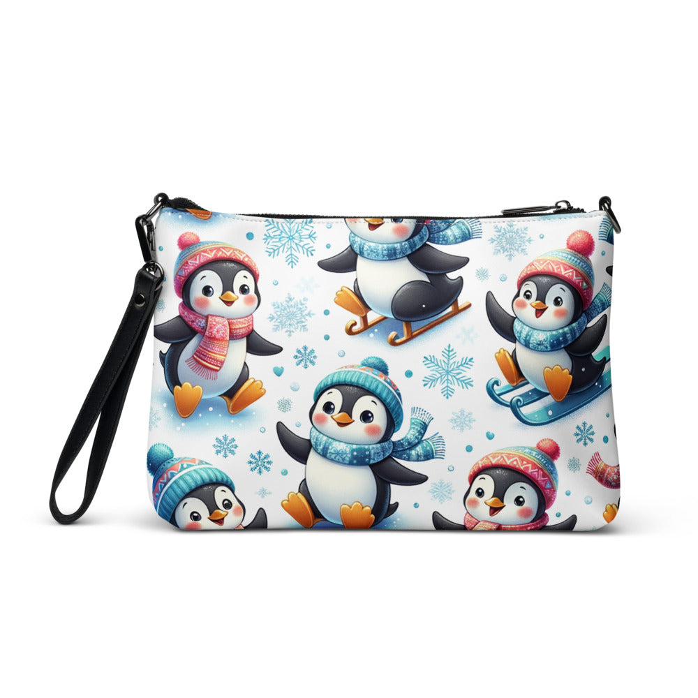 Whimsical Winter Wear Crossbody Bag
