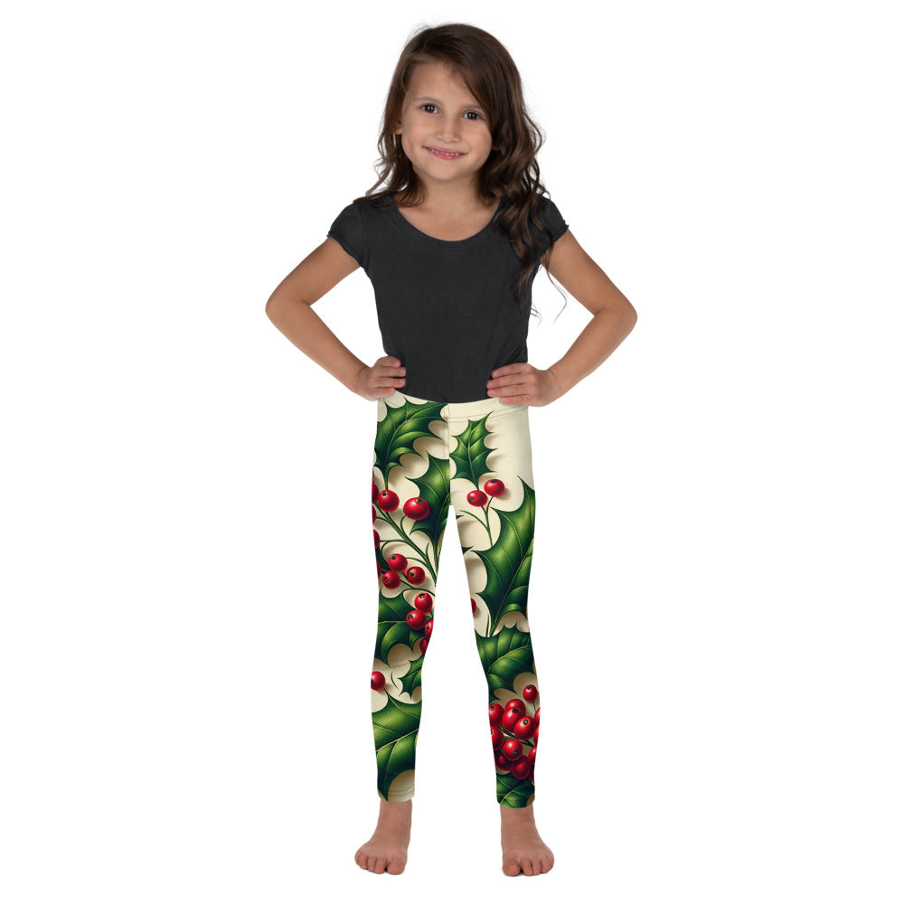 Whimsical Winter Wear Kids Leggings