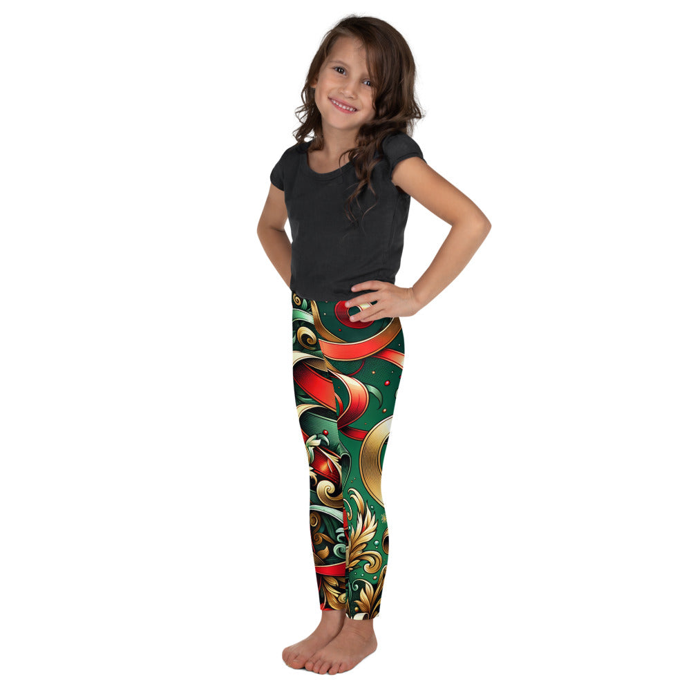 Whimsical Winter Wear Kids Leggings
