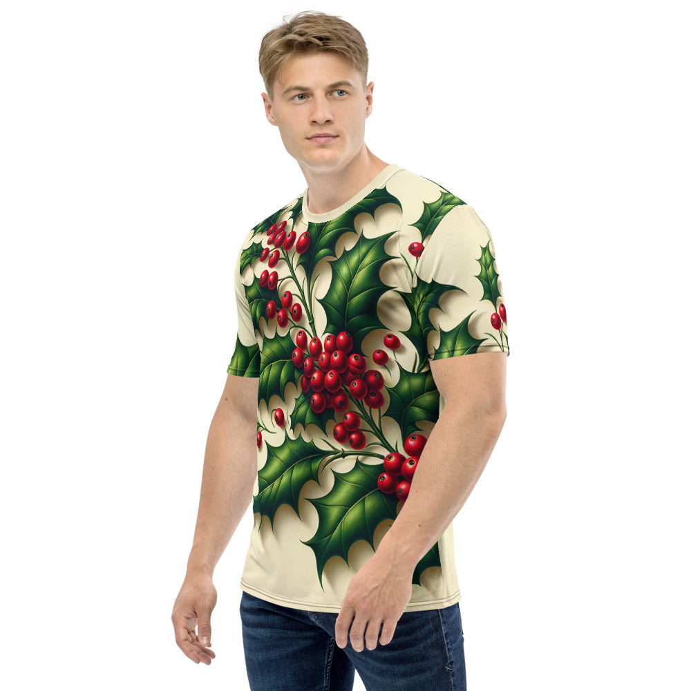 Whimsical Winter Wear Men's Crew Neck T-Shirt