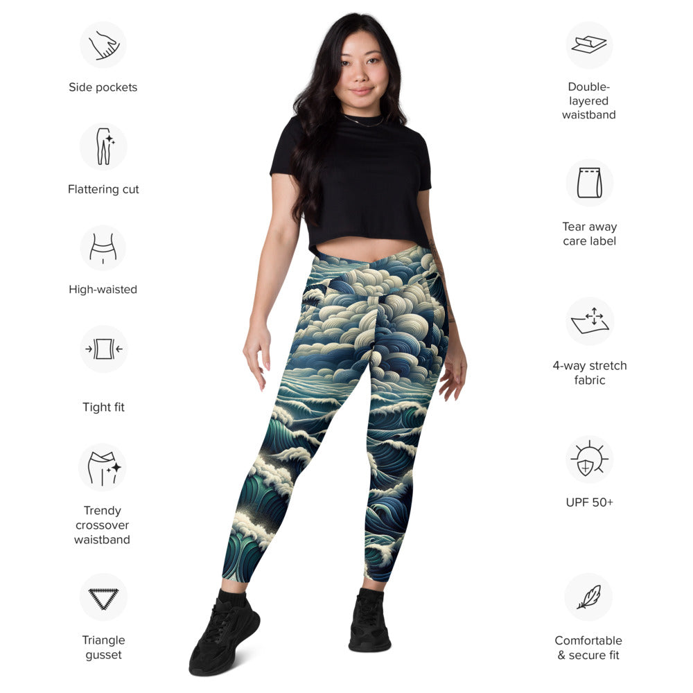 Tempest Threads Crossover Leggings with Pockets