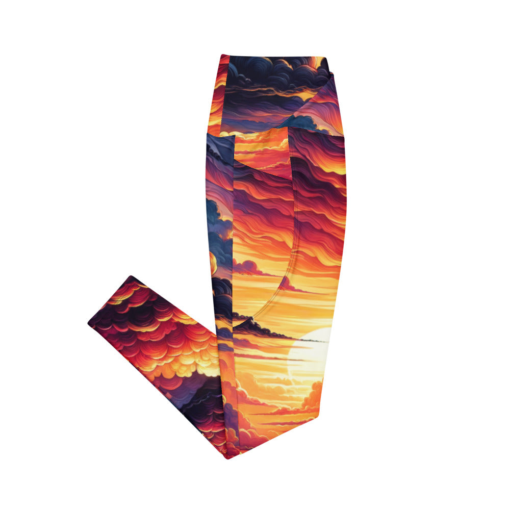 Tempest Threads Crossover Leggings with Pockets