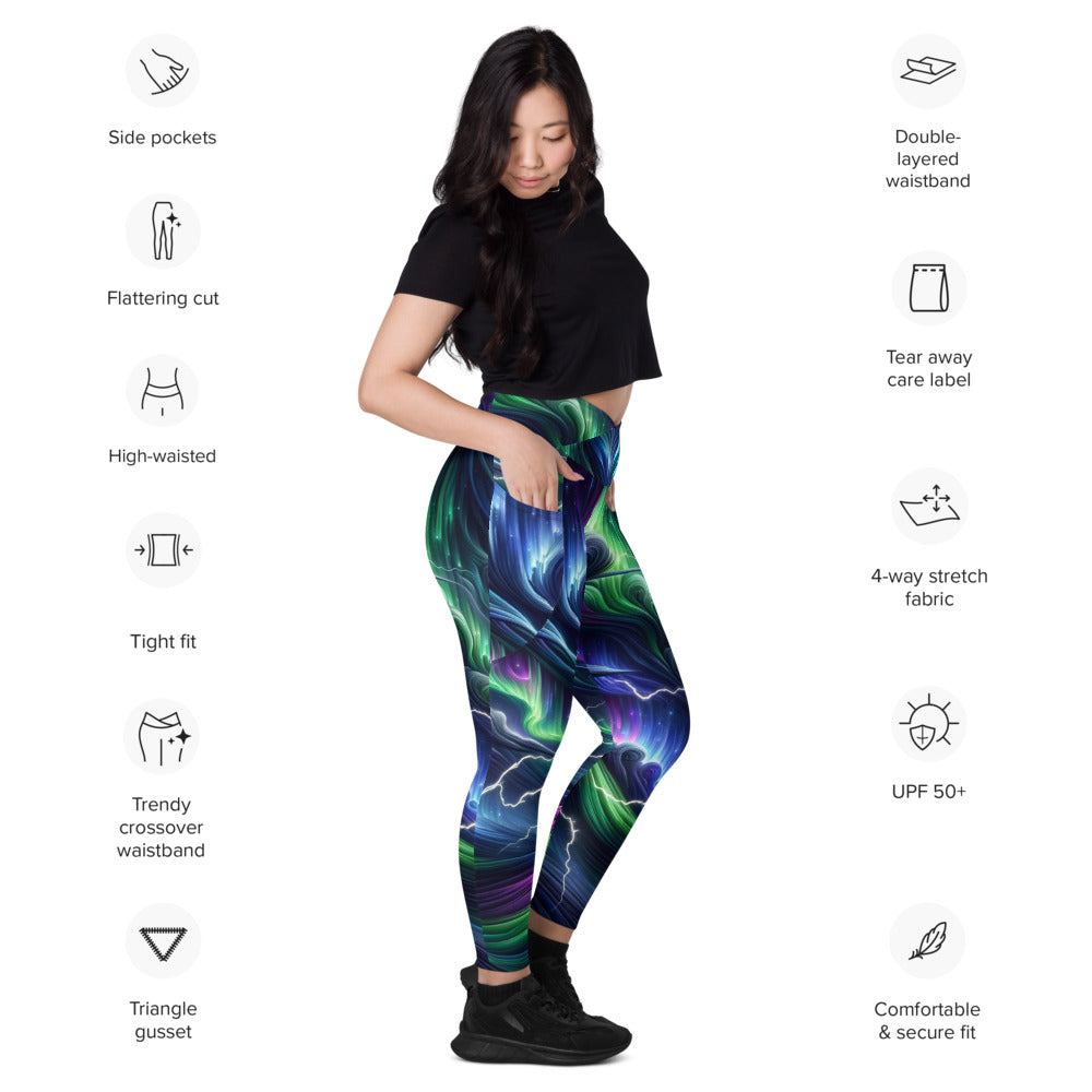 Tempest Threads Crossover Leggings with Pockets