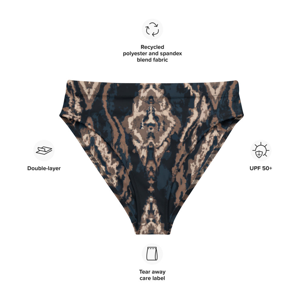 Regal High-Waisted Bikini Bottom
