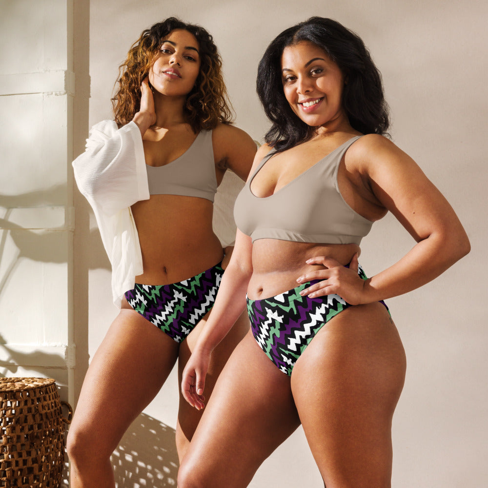 Regal High-Waisted Bikini Bottom