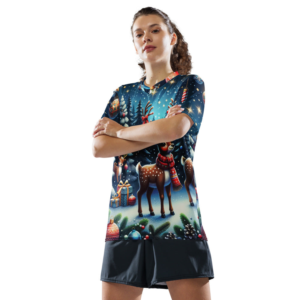 Whimsical Winter Wear Sports Jersey