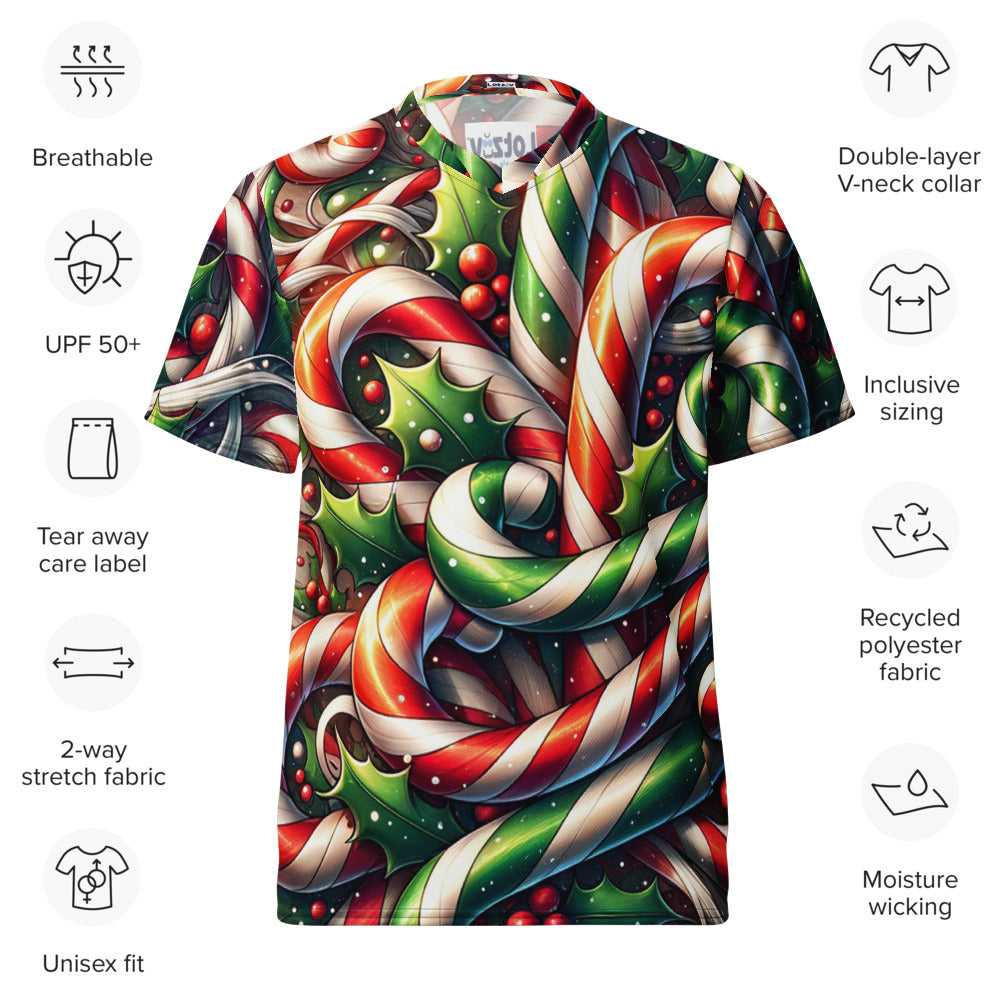 Whimsical Winter Wear Sports Jersey