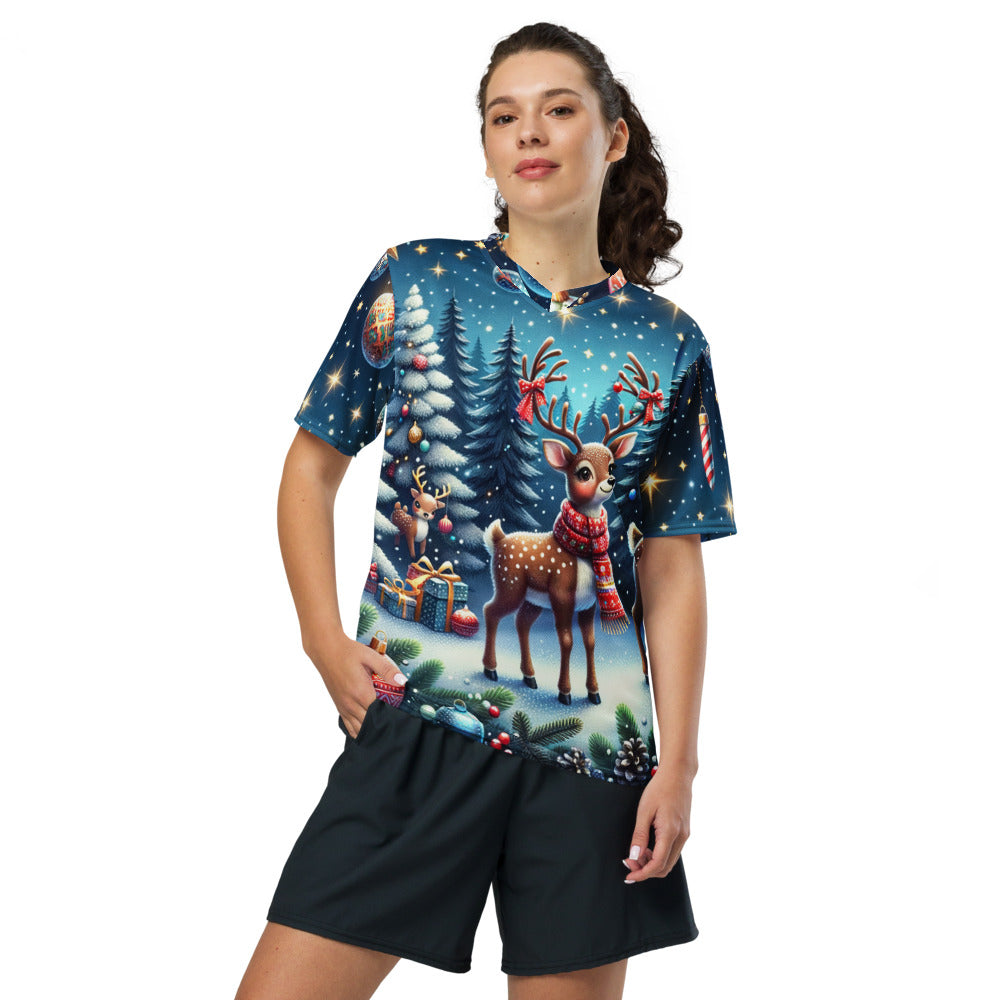 Whimsical Winter Wear Sports Jersey
