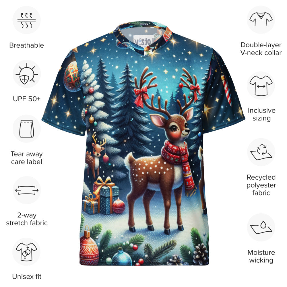 Whimsical Winter Wear Sports Jersey