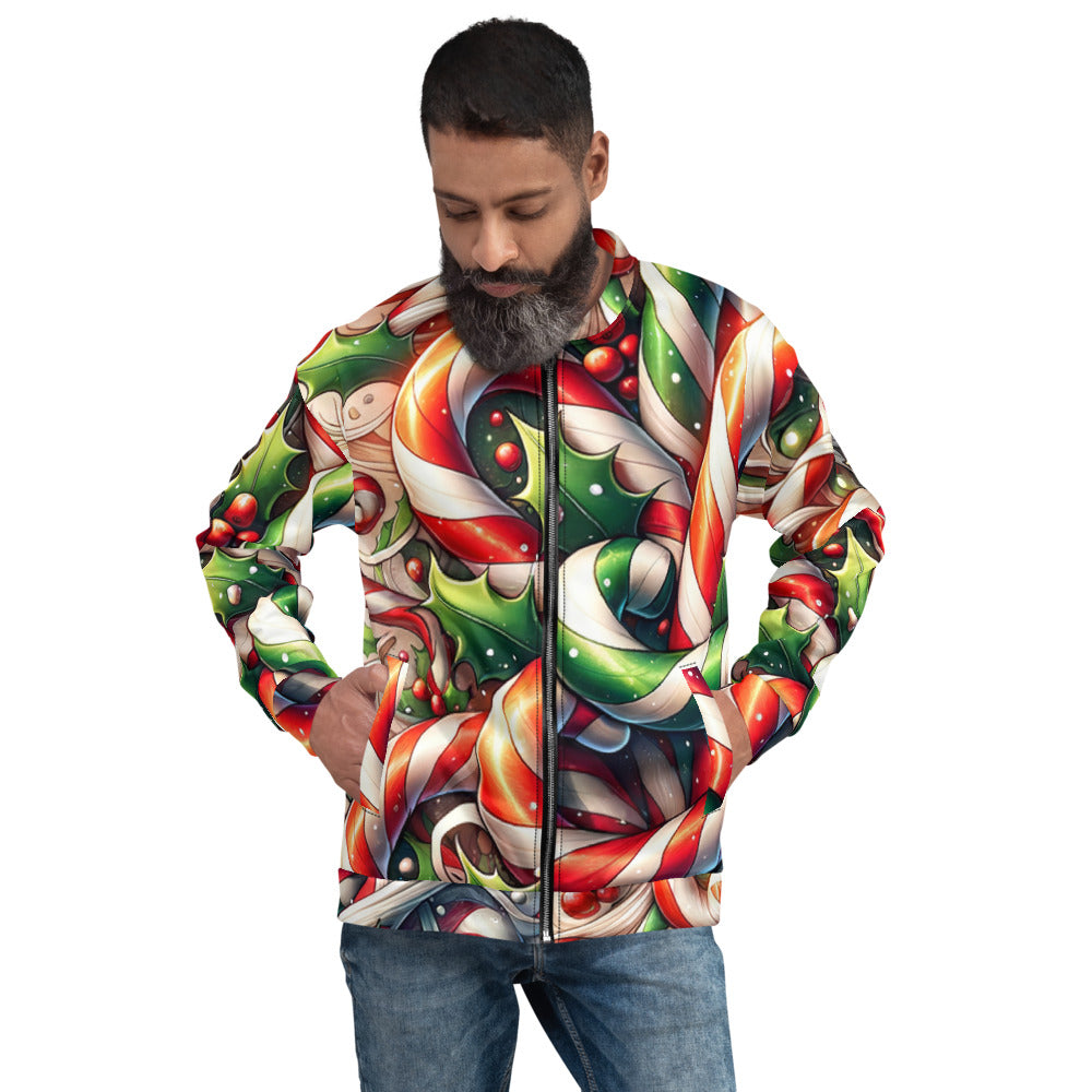 Whimsical Winter Wear Bomber Jacket
