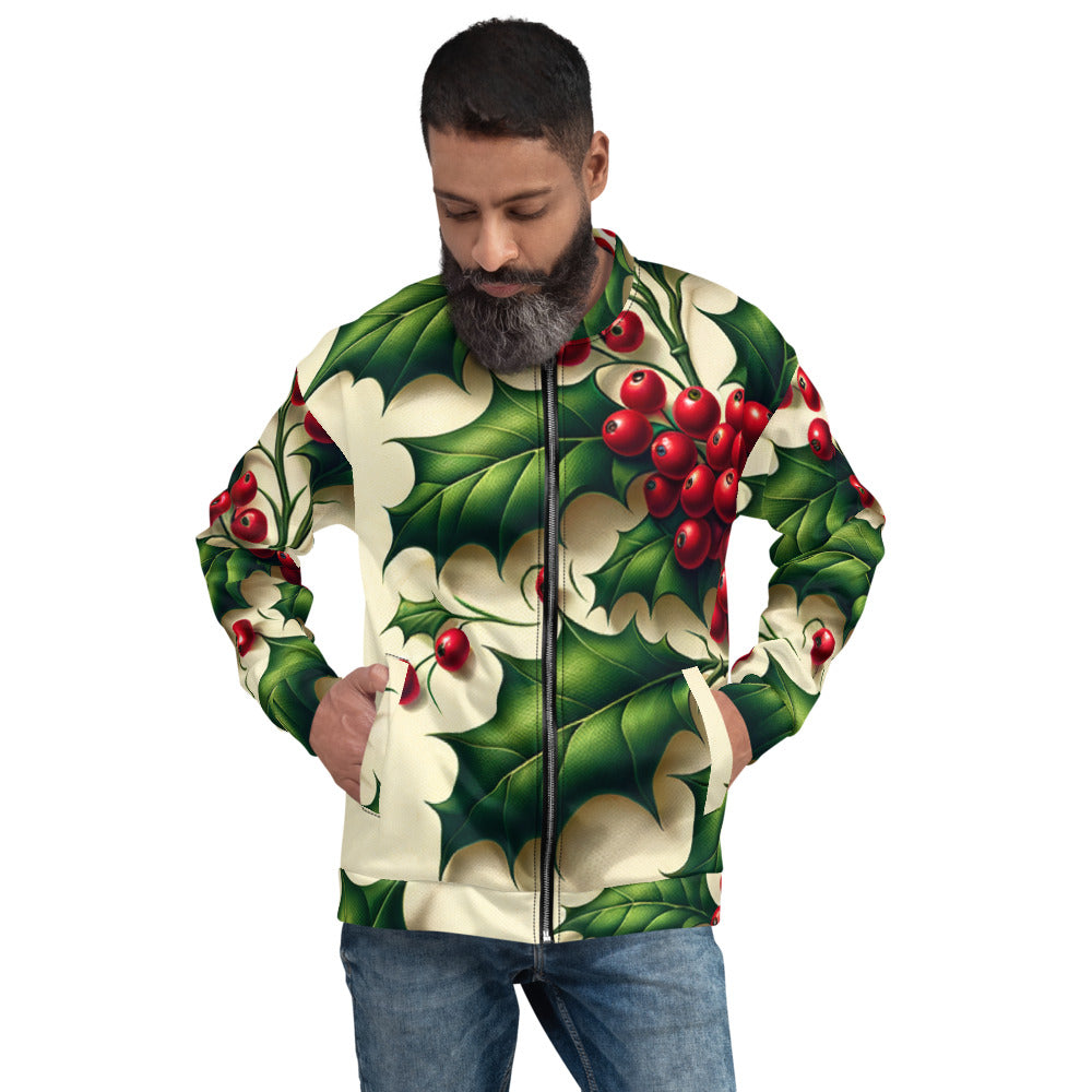 Whimsical Winter Wear Bomber Jacket
