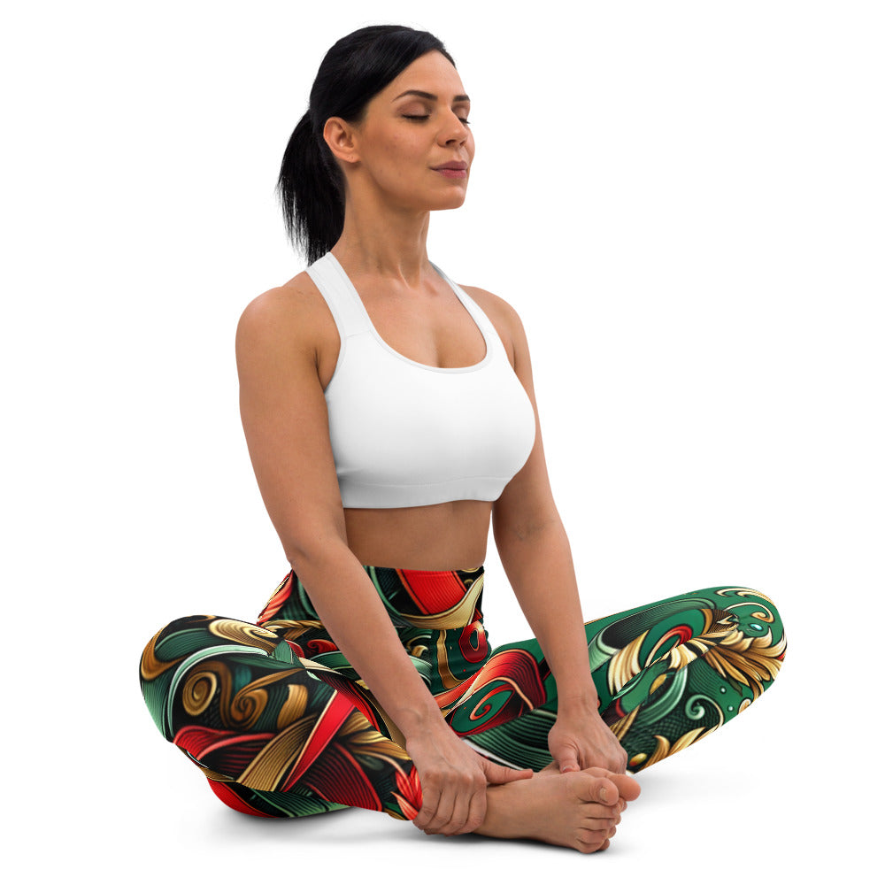 Whimsical Winter Wear Yoga Leggings