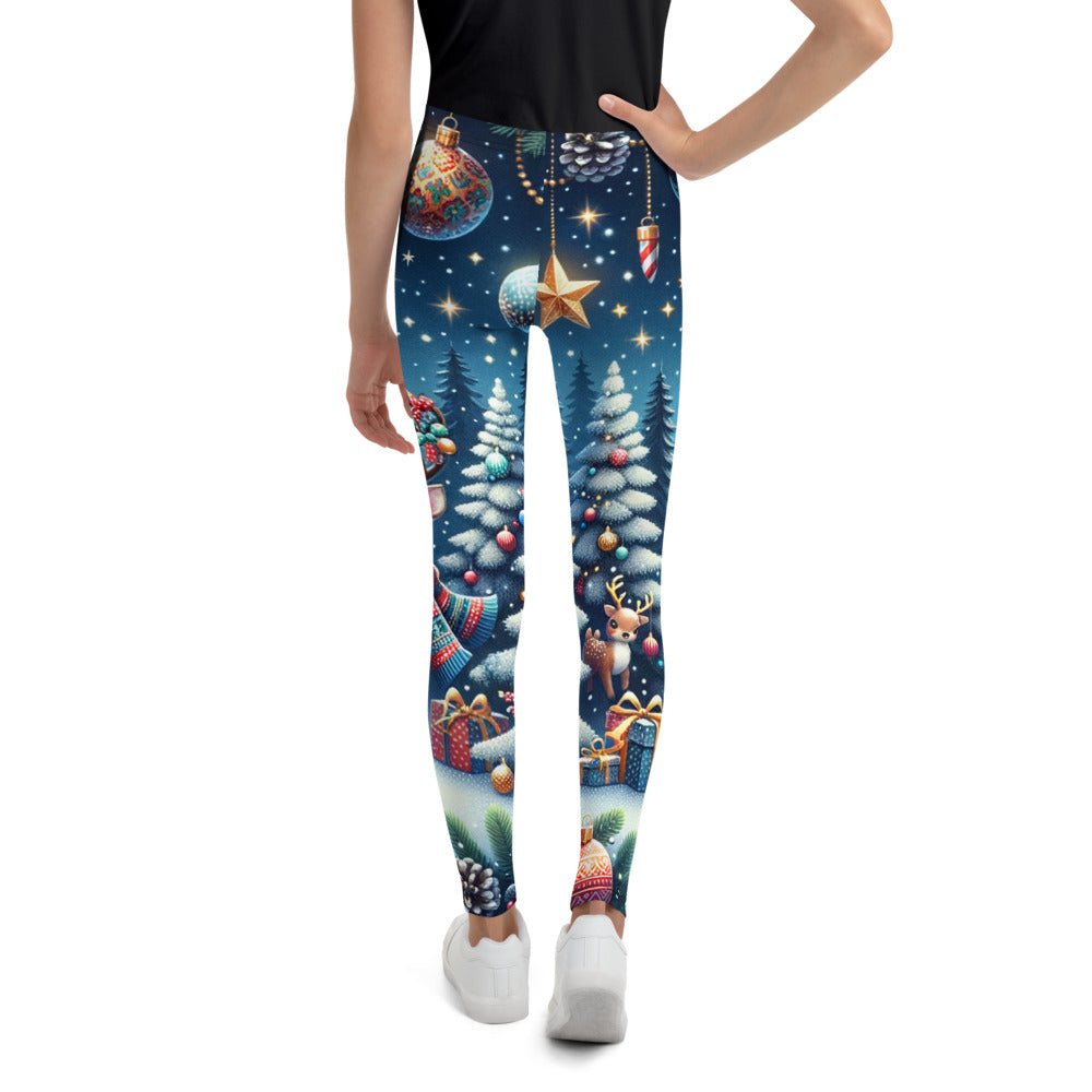 Whimsical Winter Wear Youth Leggings