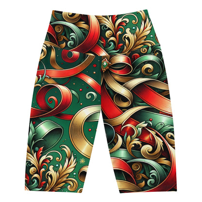 Whimsical Winter Wear Biker Shorts