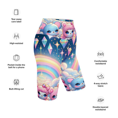 Hallyu Vibe Couture Biker Shorts