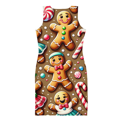 Whimsical Winter Wear Bodycon Dress