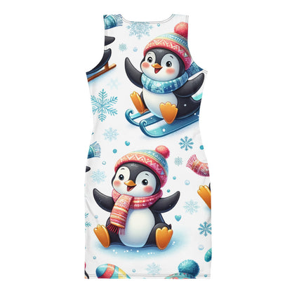 Whimsical Winter Wear Bodycon Dress