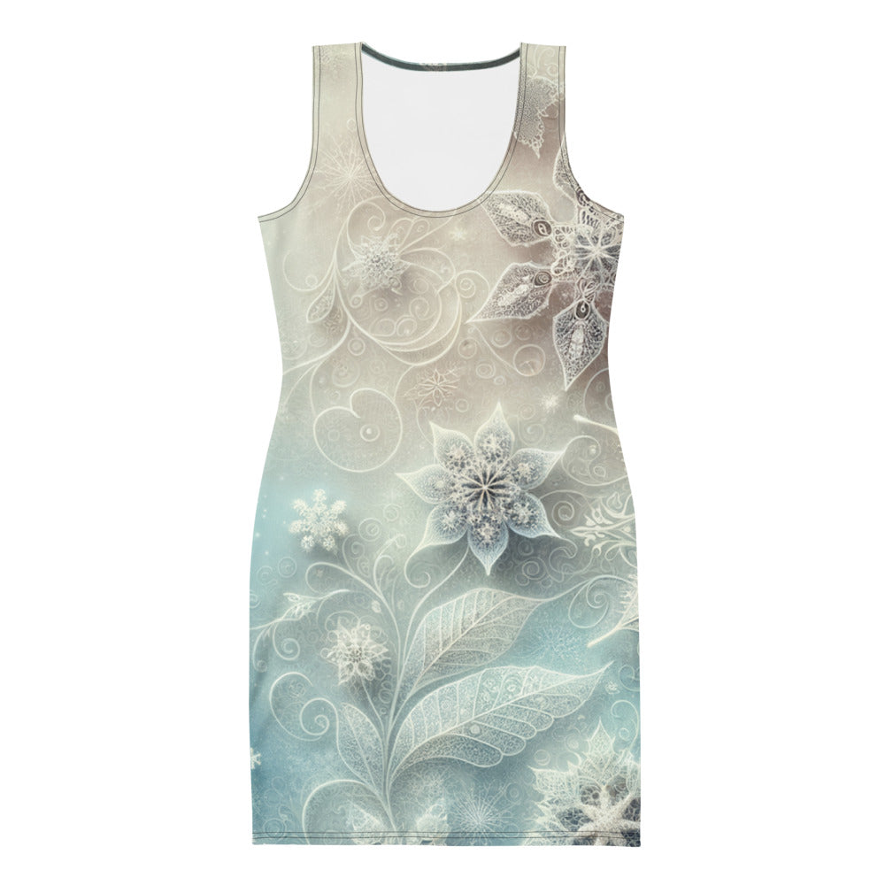 Whimsical Winter Wear Bodycon Dress