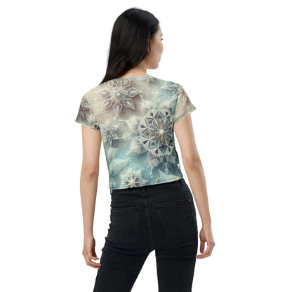 Whimsical Winter Wear Crop Tee