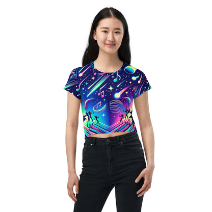 Hallyu Vibe Couture Crop Tee