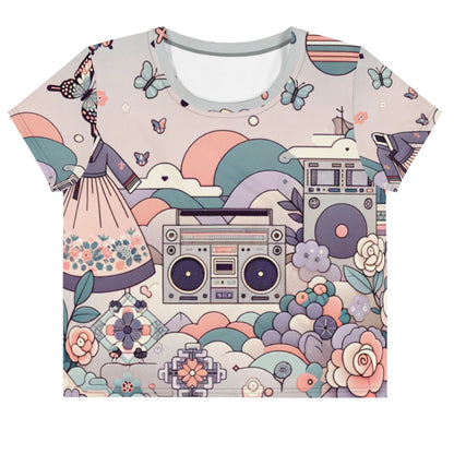 Hallyu Vibe Couture Crop Tee