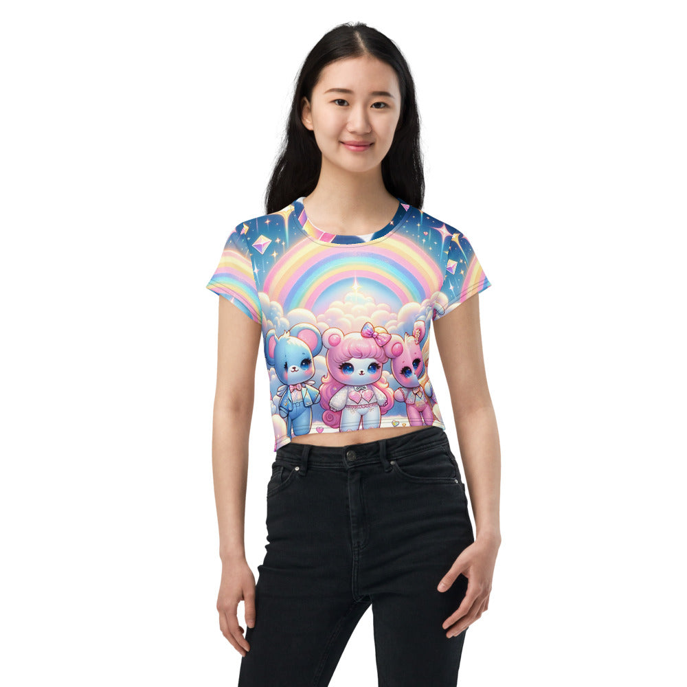 Hallyu Vibe Couture Crop Tee