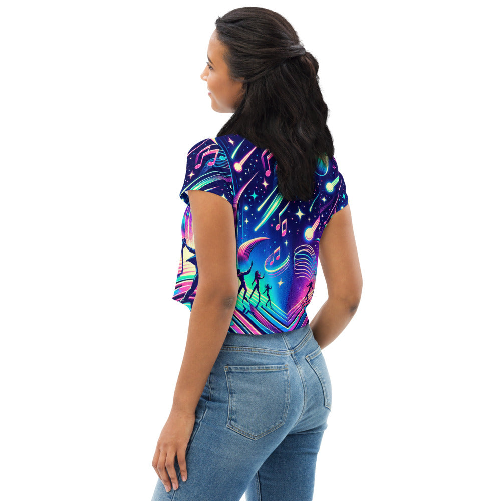 Hallyu Vibe Couture Crop Tee