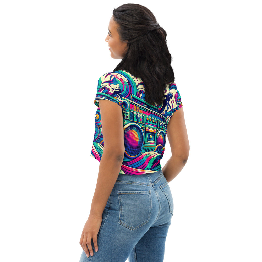 Hallyu Vibe Couture Crop Tee