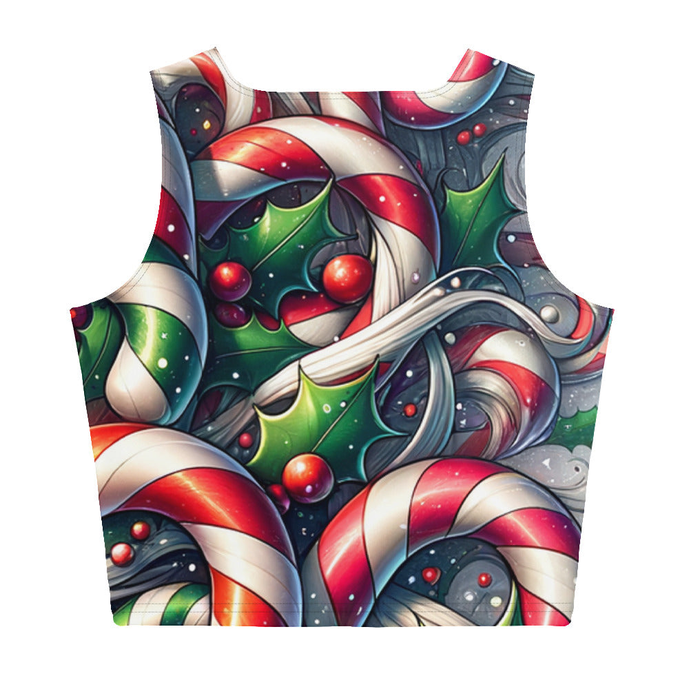Whimsical Winter Wear Crop Top