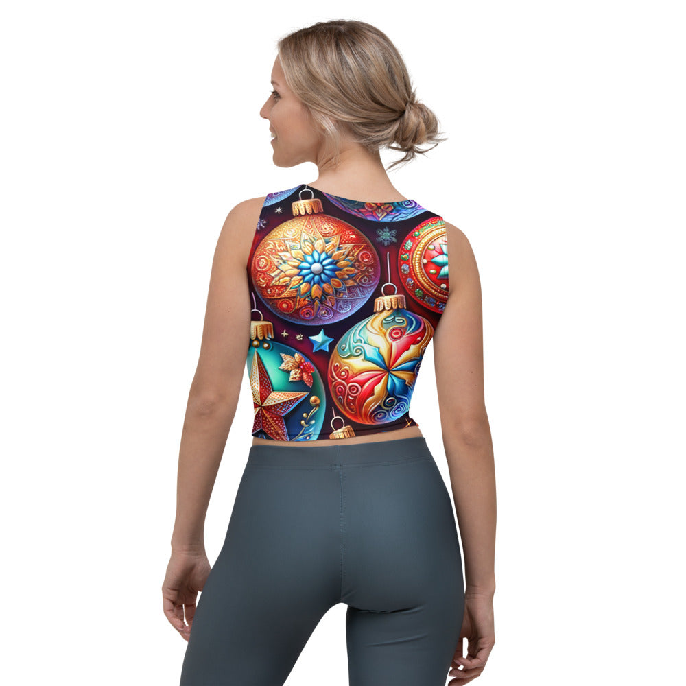 Whimsical Winter Wear Crop Top