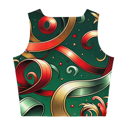 Whimsical Winter Wear Crop Top