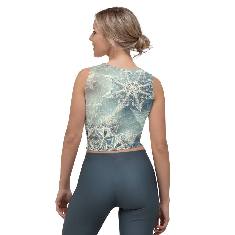 Whimsical Winter Wear Crop Top