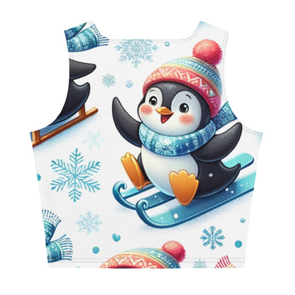 Whimsical Winter Wear Crop Top