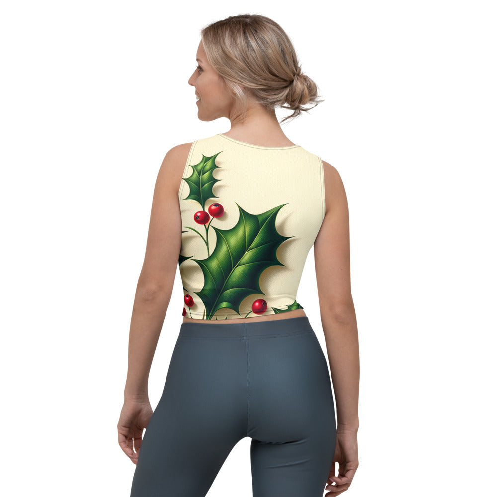 Whimsical Winter Wear Crop Top