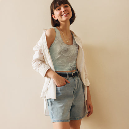 Whimsical Winter Wear Crop Top