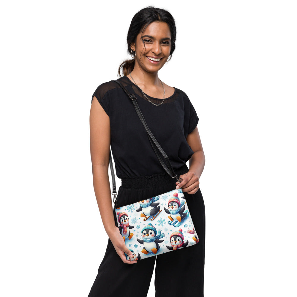 Whimsical Winter Wear Crossbody Bag