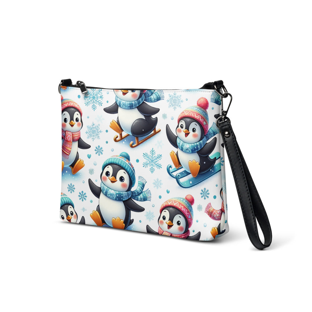 Whimsical Winter Wear Crossbody Bag