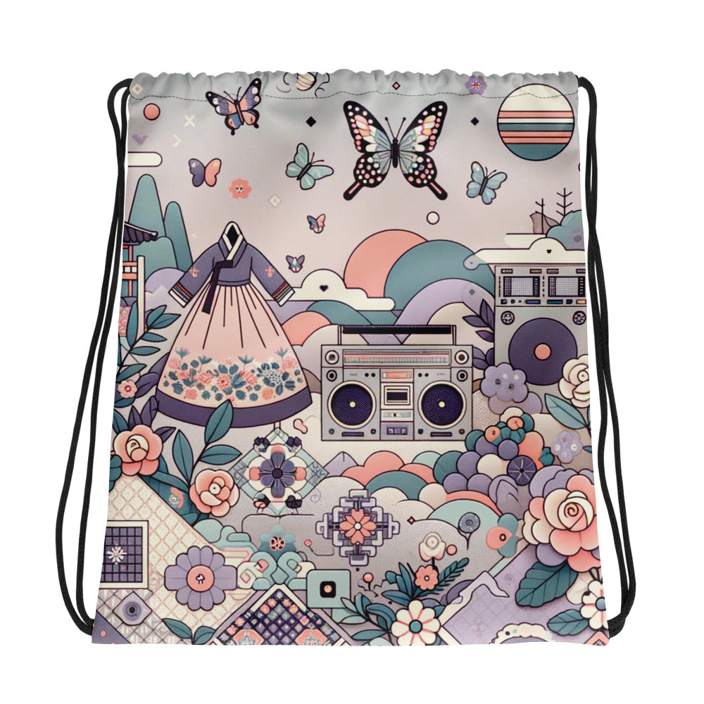Hallyu Vibe Couture Drawstring Bag