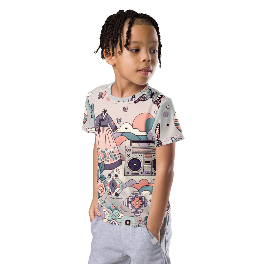 Hallyu Vibe Couture Kids Crew Neck T-Shirt