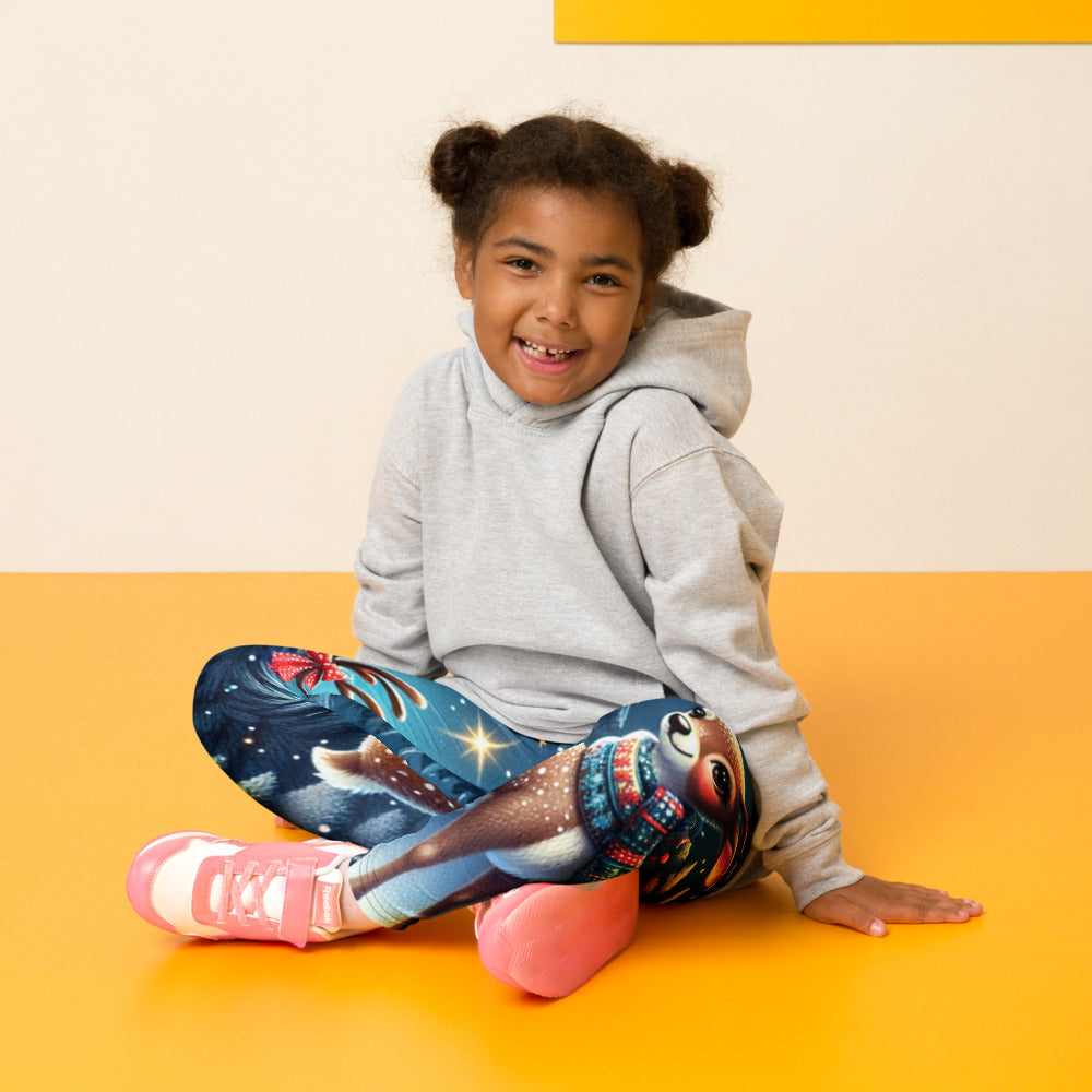 Whimsical Winter Wear Kids Leggings