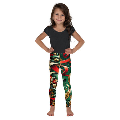 Whimsical Winter Wear Kids Leggings