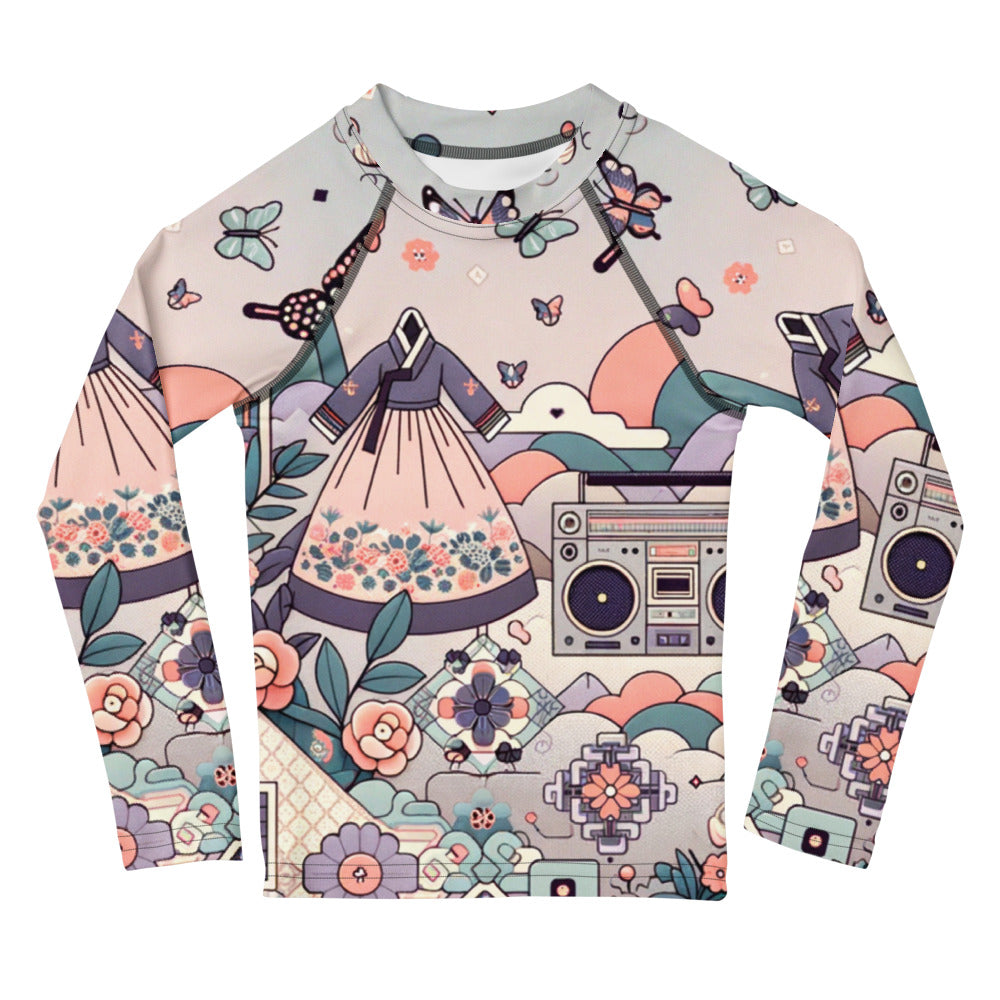 Hallyu Vibe Couture Kids Rash Guard