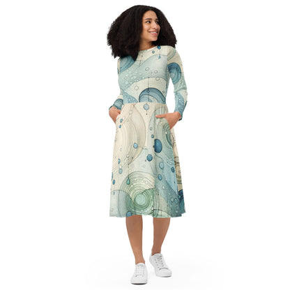 Tempest Threads Long Sleeve Midi Dress