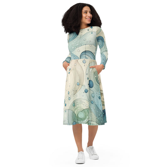 Tempest Threads Long Sleeve Midi Dress