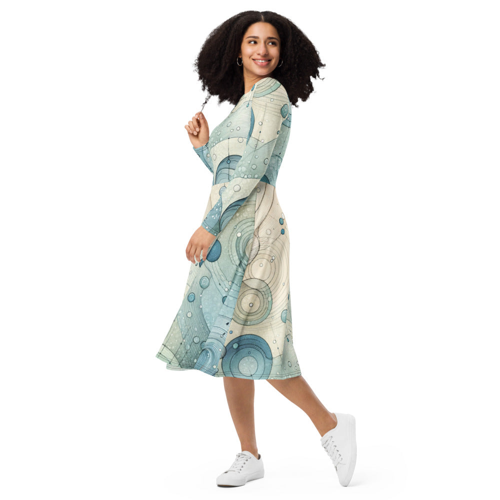 Tempest Threads Long Sleeve Midi Dress