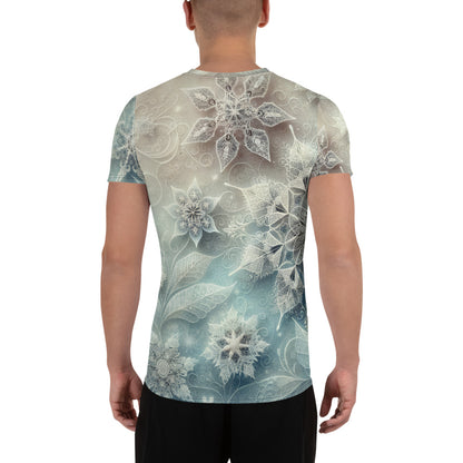 Whimsical Winter Wear Men's Athletic T-Shirt