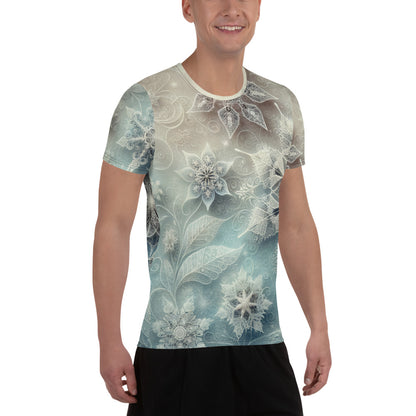 Whimsical Winter Wear Men's Athletic T-Shirt