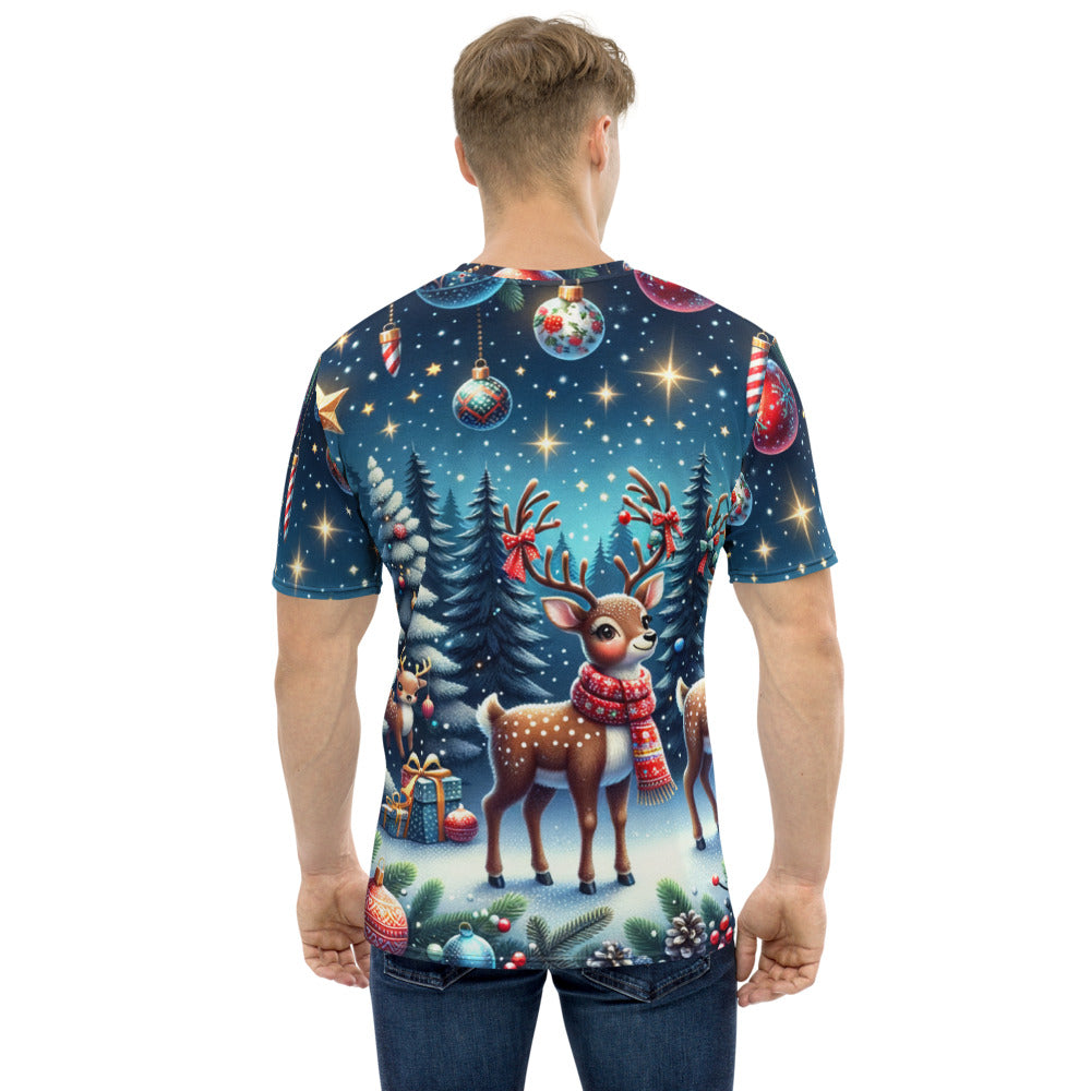 Whimsical Winter Wear Men's Crew Neck T-Shirt